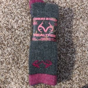 Purple and pink realtree socks